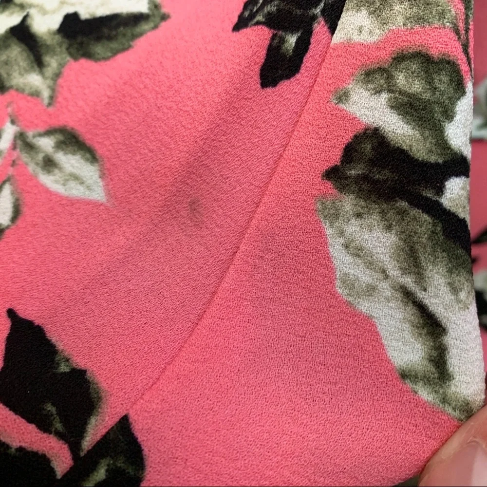 H&M Divided Pink Floral Print Sleeveless Fit & Flare Dress - Picture 8 of 9